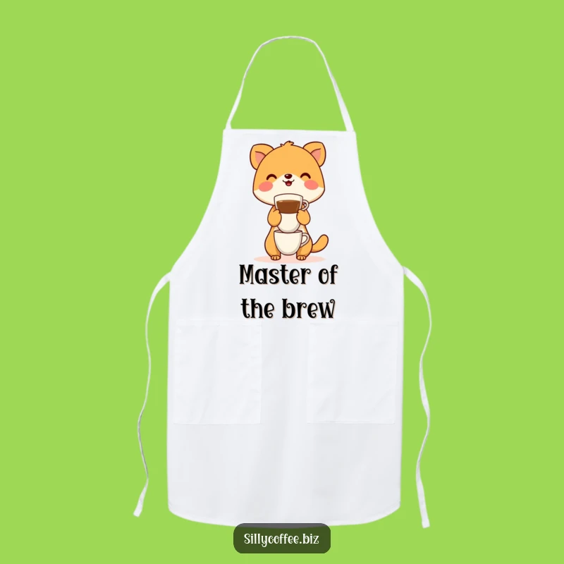 Funny Chef Animal Coffee Apron: Cook with Hilarious Caffeine Spirit