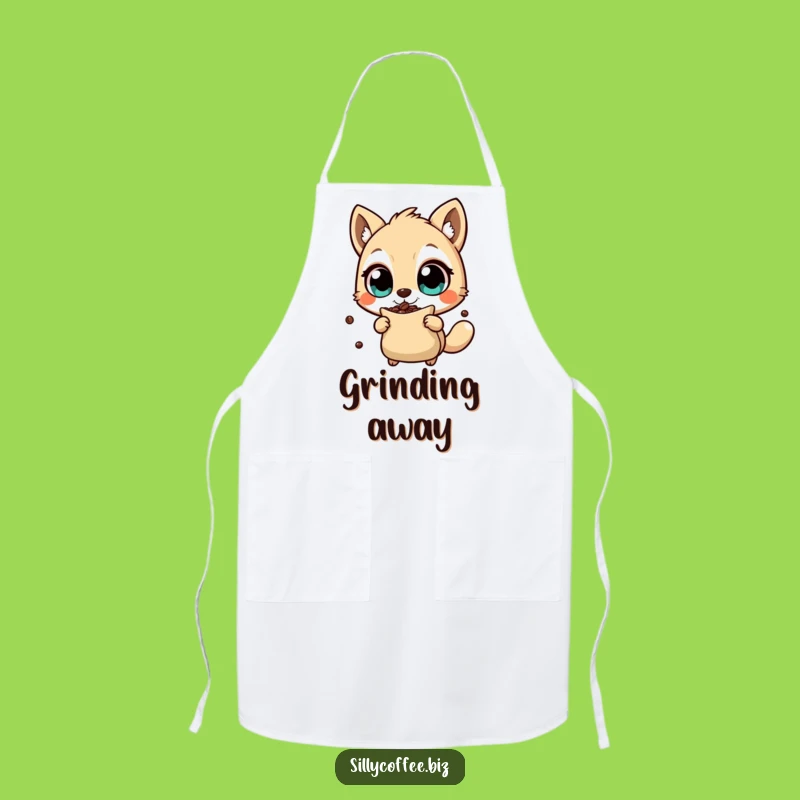 Funny Coffee Bean Apron: Kitchen Bean Frenzy, A Humorous Gift