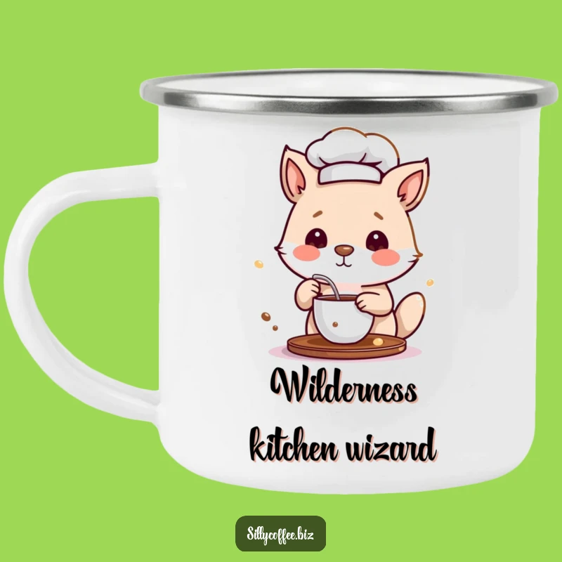 Funny Chef Animal Campfire Coffee Mug: Stir Up Adventure with Humor