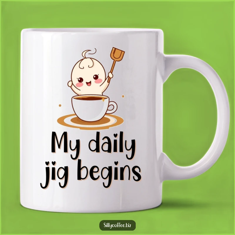 Funny Kawaii Coffee Stirrer Dancing Mug - The Perfect Hilarious Gift for Coffee Lovers