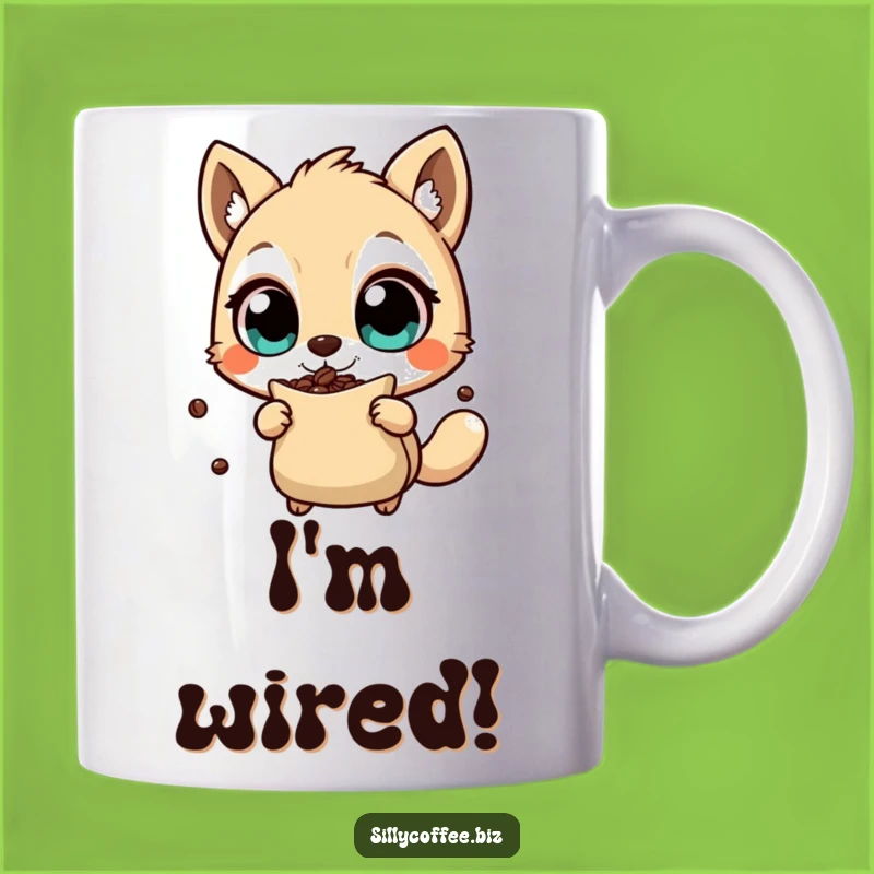 Funny Coffee Bean Mug: Energetic Animal, Your Ultimate Humorous Gift