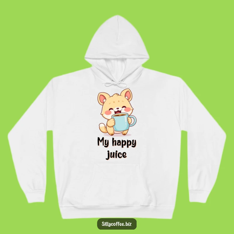 Funny Animal Hoodie: Cozy Coffee Character, Your Ultimate Humorous Gift