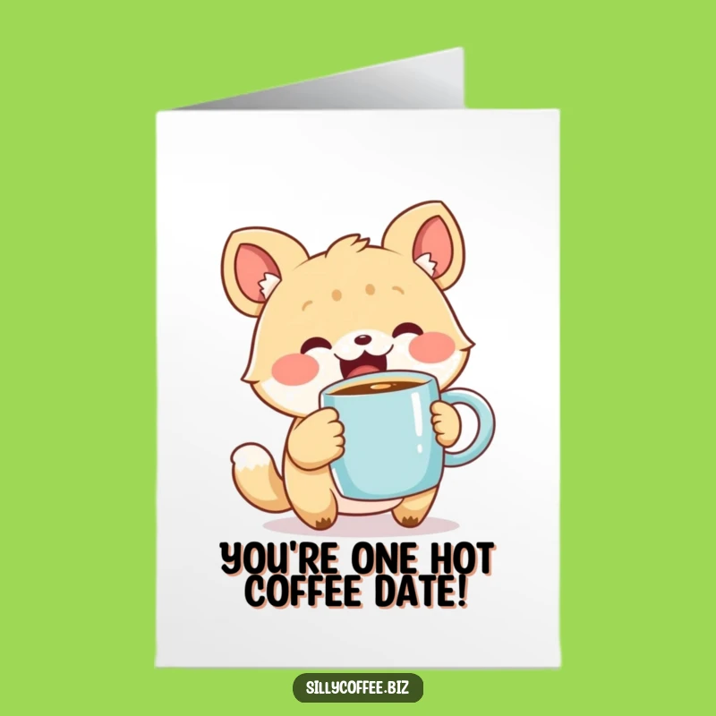 Free Printable Coffee Animal Congrats Card - Yay Coffee Funny Downloadable Gift