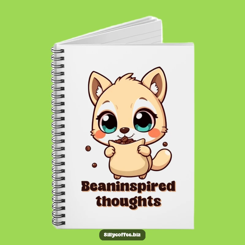 Funny Coffee Bean Notebook: Energetic Ideas, Your Humorous Journal Gift