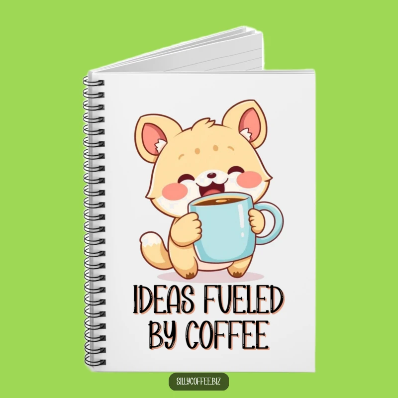 Funny Animal Notebook: Coffee Ideas, Your Cute Humorous Journal Gift