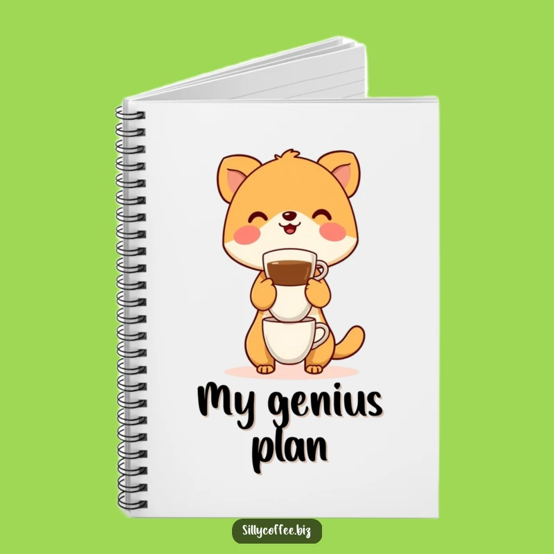 Funny Coffee Balance Notebook: Jot Down Your Thoughts with Caffeine Humor